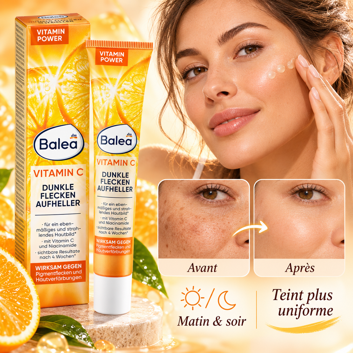 Balea Vitamine C Anti-Taches – 50 ml