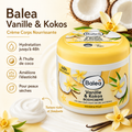 Balea Bodycreme Vanille & Kokos – Crème Corps Nourrissante – Peaux Sèches – 500 ml