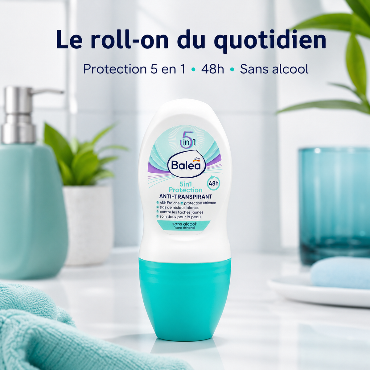 Balea Roll-on Anti-Transpirant 5en1 – 50 ml