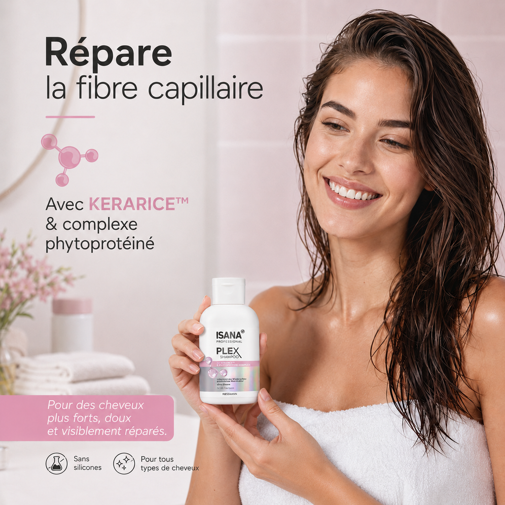 ISANA Professional Plex Shampoo – Réparation & Anti-Casse – 250 ml