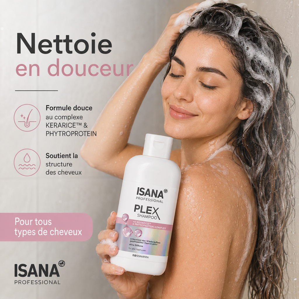ISANA Professional Plex Shampoo – Réparation & Anti-Casse – 250 ml