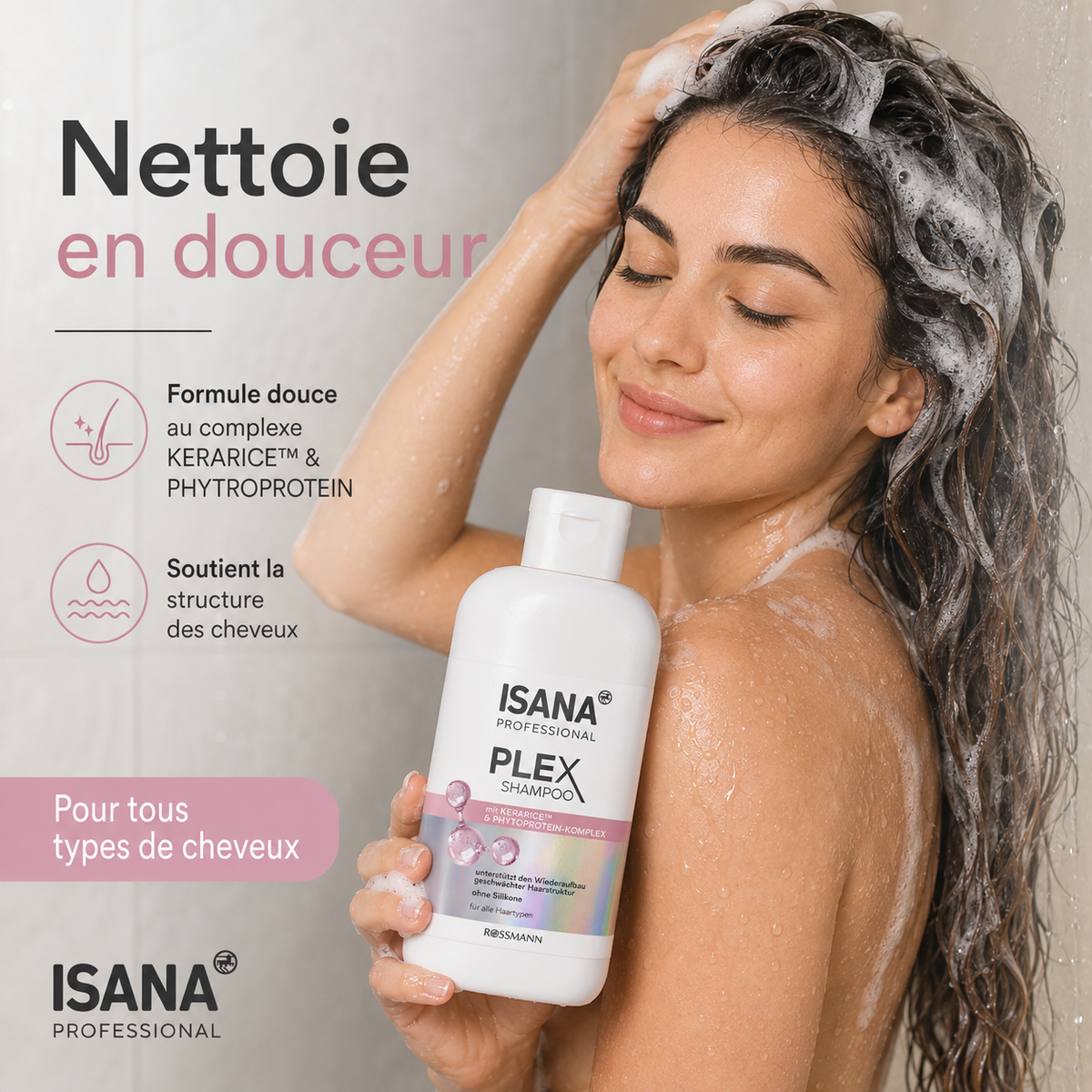 ISANA Professional Plex Shampoo – Réparation & Anti-Casse – 250 ml