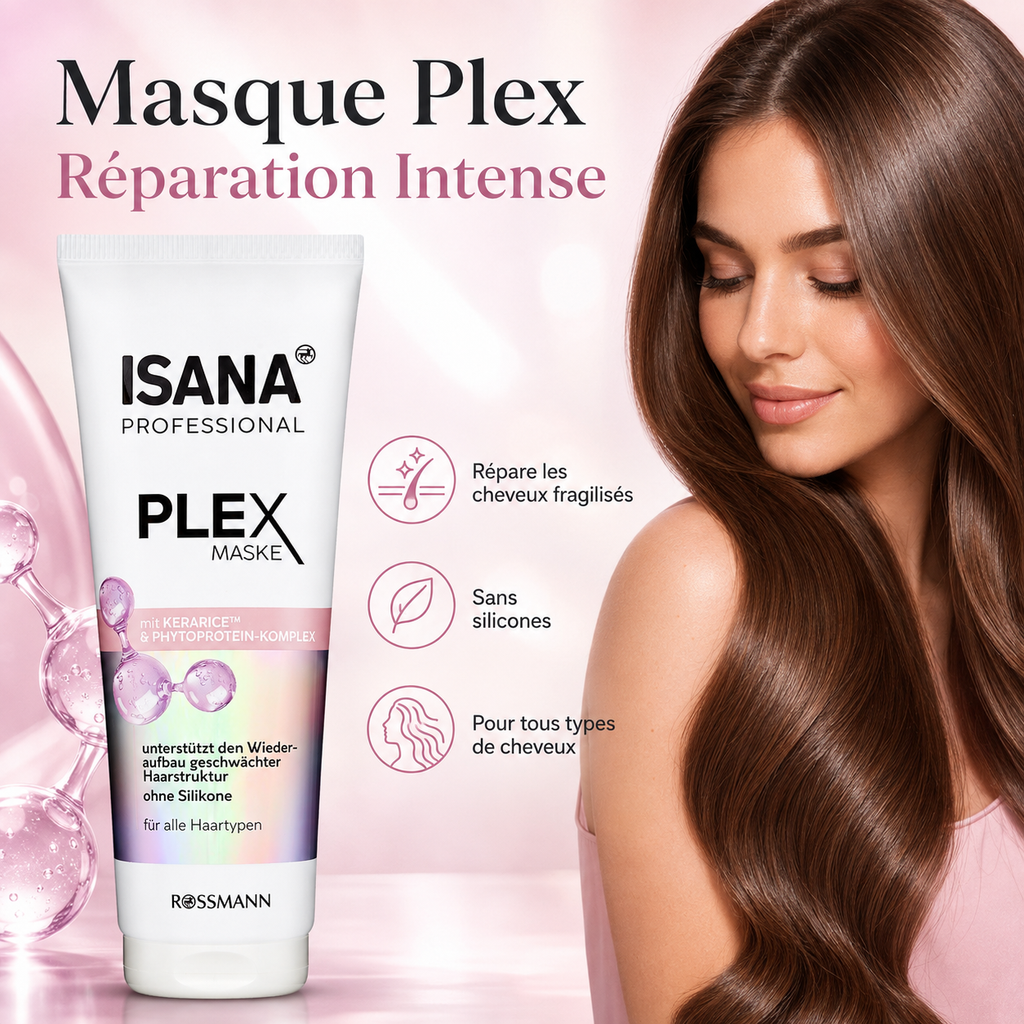 ISANA Professional Plex Masque – Réparation Intense des Cheveux