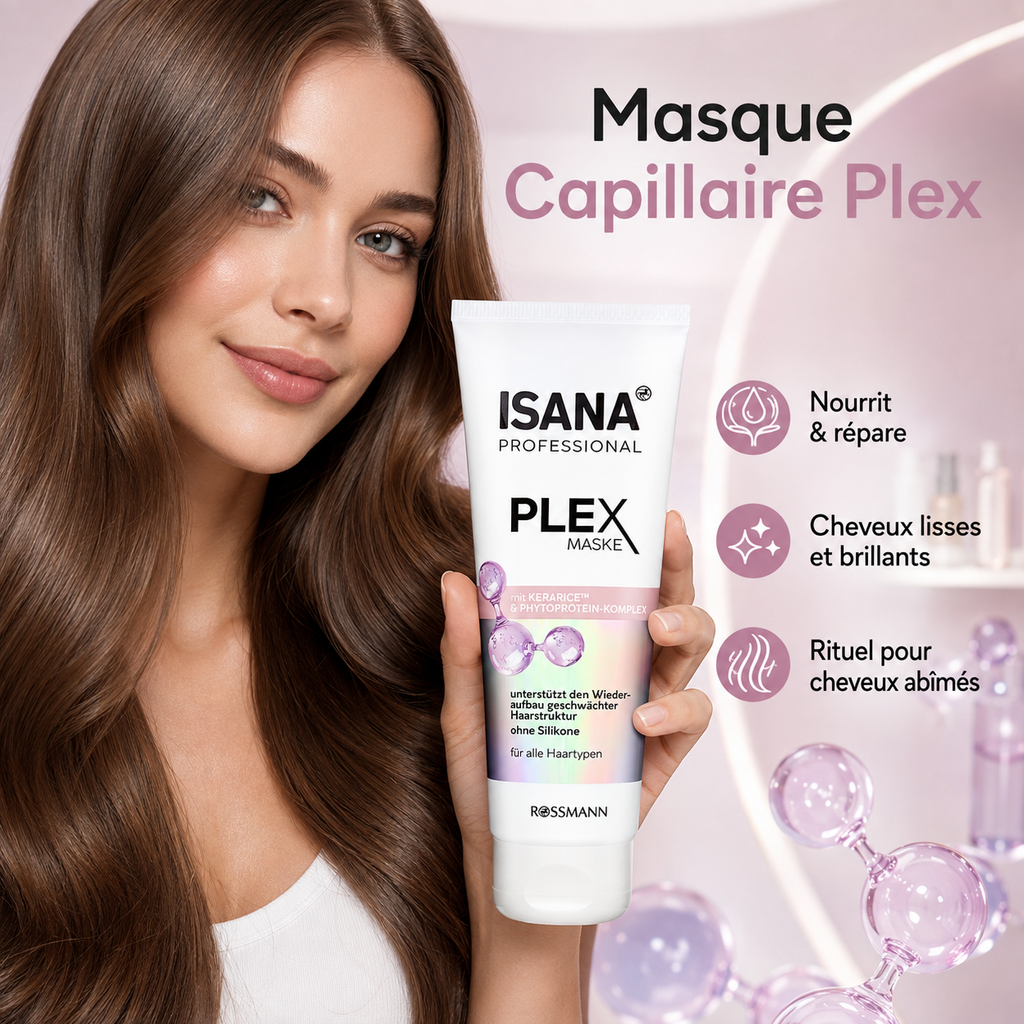 ISANA Professional Plex Masque – Réparation Intense des Cheveux