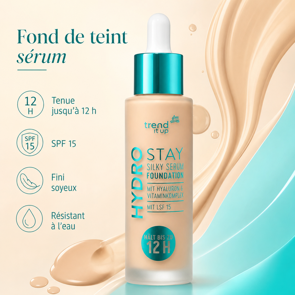 trend !t up Hydro Stay Silky Serum Foundation 005 Light Skin – 30 ml