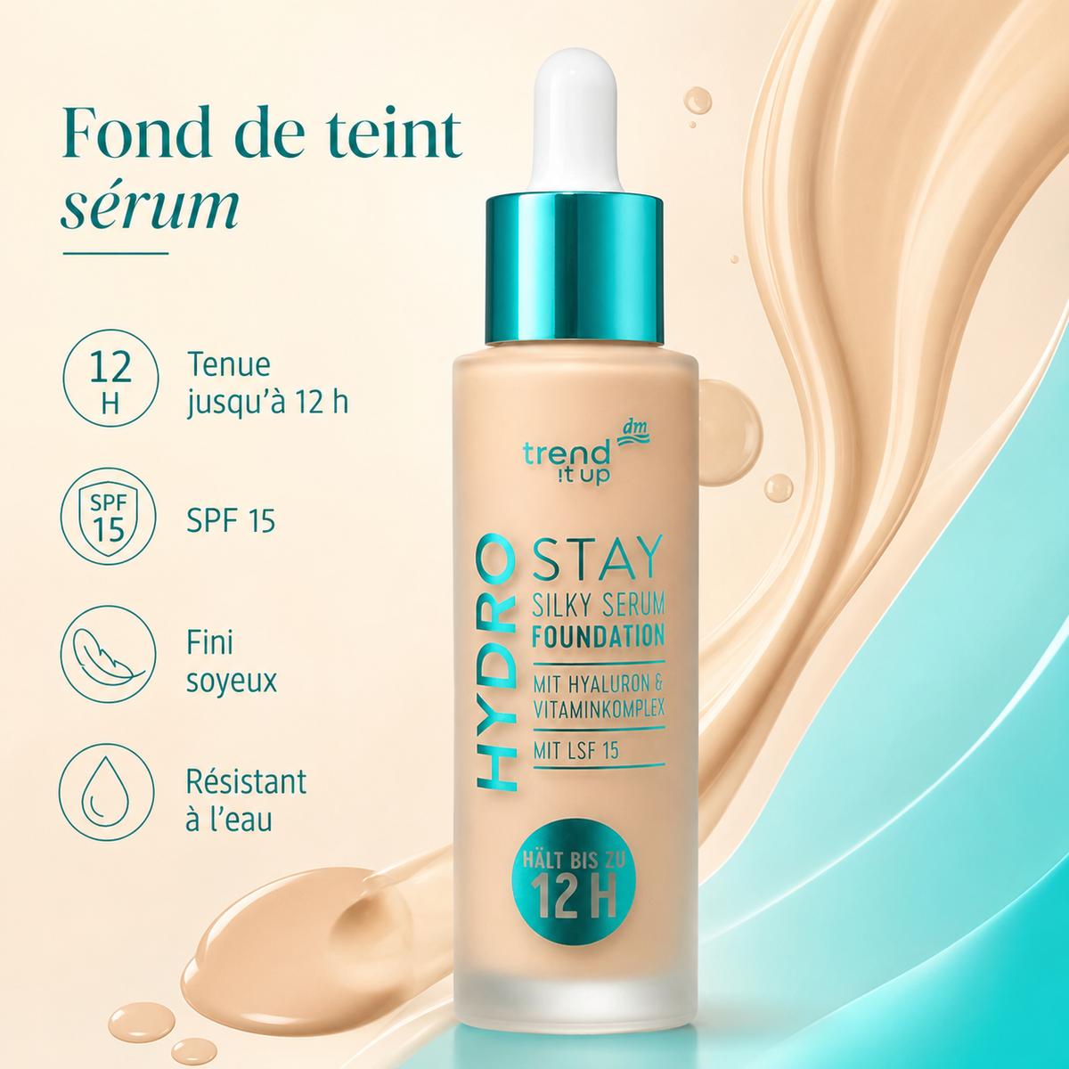 trend !t up Hydro Stay Silky Serum Foundation 005 Light Skin – 30 ml