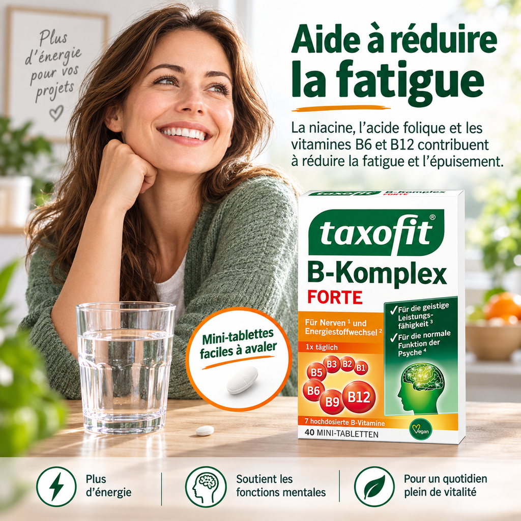 Taxofit B-Komplex Forte – 40 Mini-Comprimés