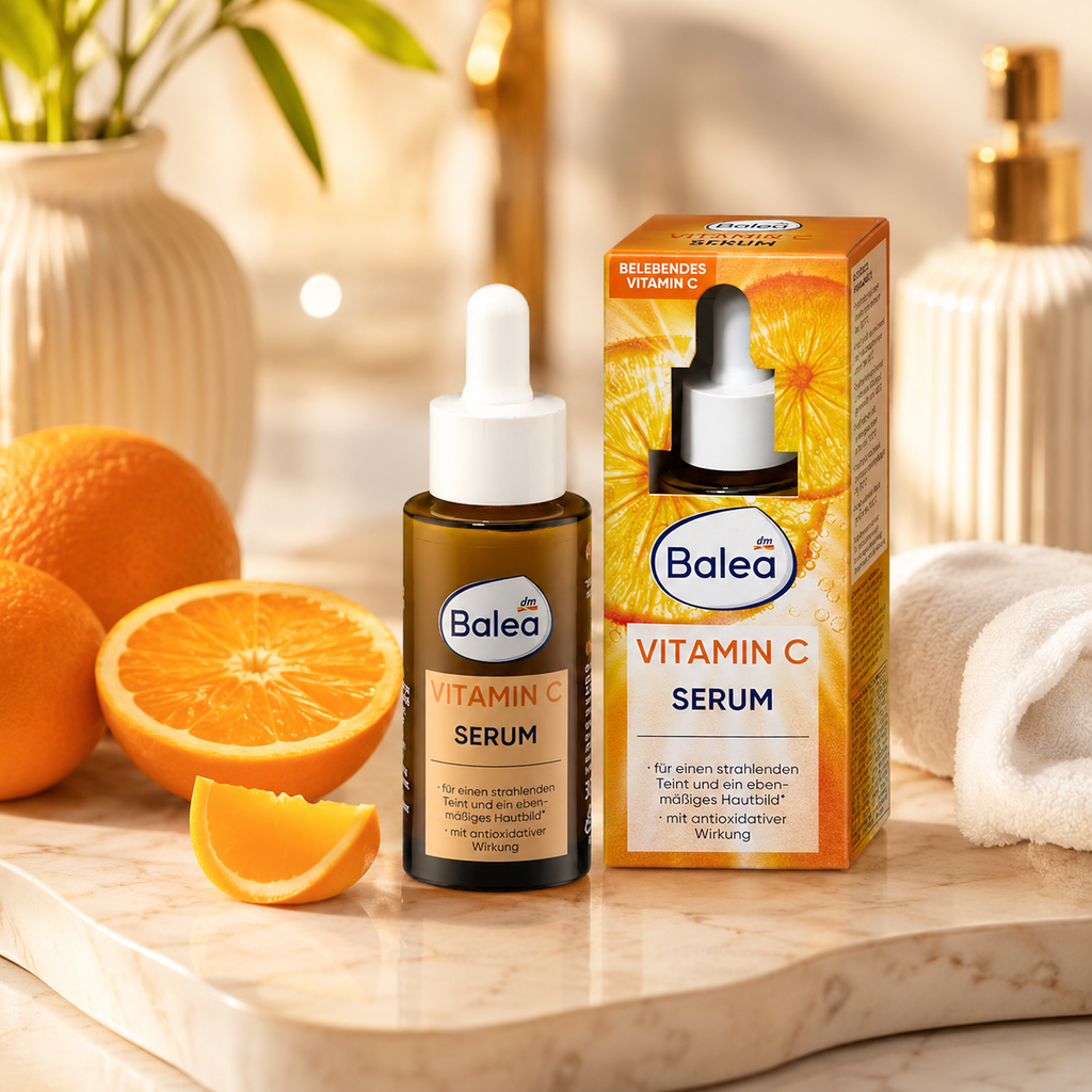 Balea Sérum Visage Vitamine C – Éclat, hydratation et action antioxydante – 30 ml