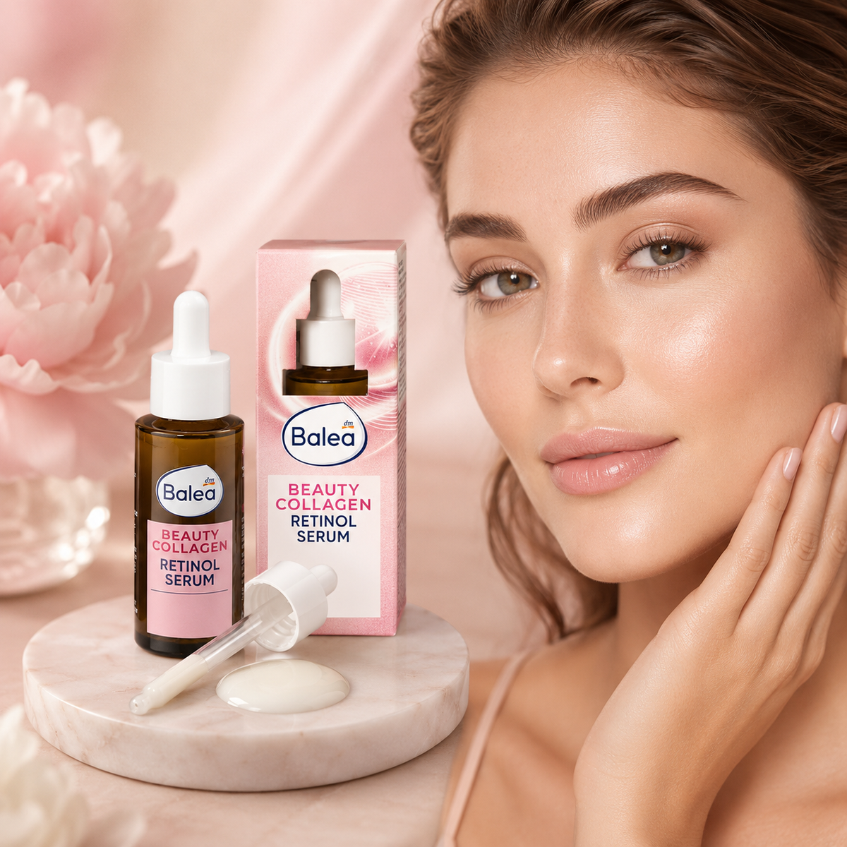 Balea Beauty Collagen Retinol Sérum – Fermeté, élasticité et rides – 30 ml