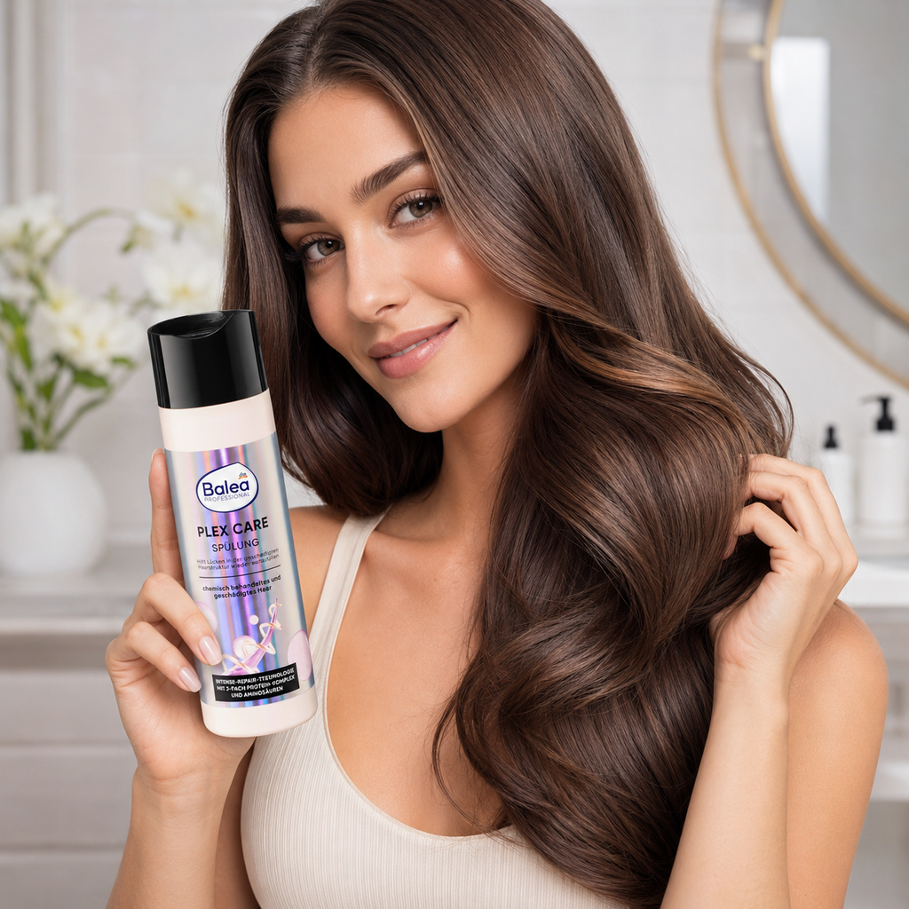 Balea Professional Après-Shampooing Plex Care Réparateur – Cheveux abîmés et traités chimiquement – 200 ml