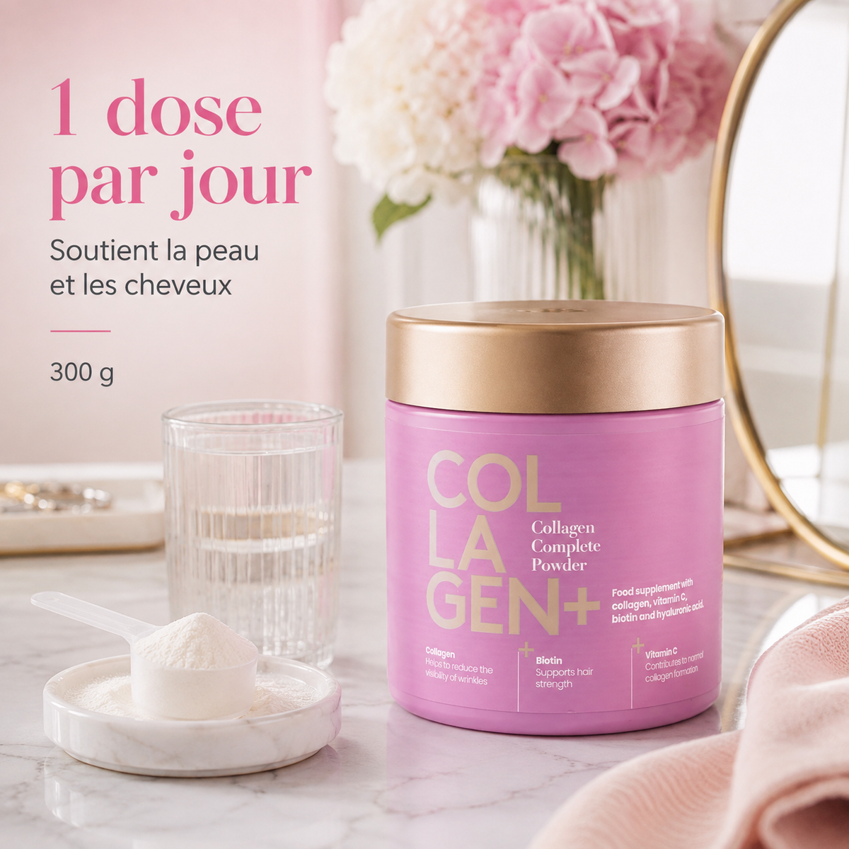 Collagen+ Complete Powder – Collagène 300 g