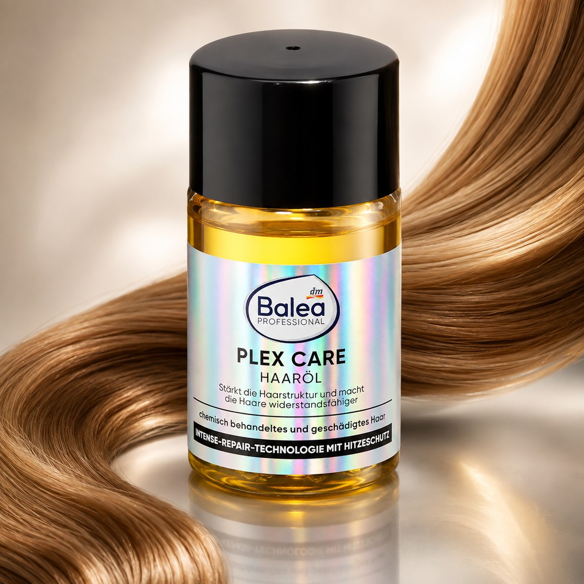 Balea Professional Huile Capillaire Plex Care Réparatrice avec Protection Thermique – Cheveux abîmés – 50 ml