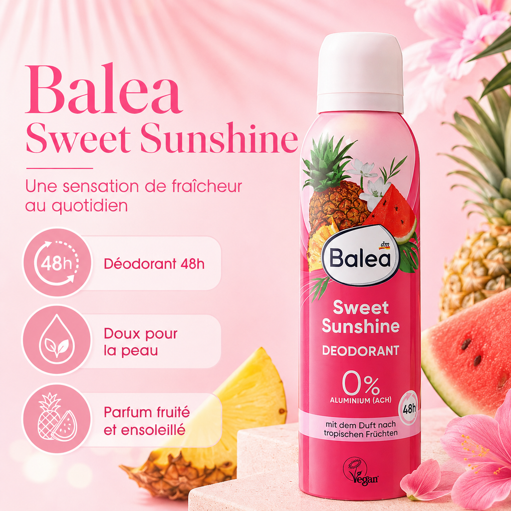 Balea Sweet Sunshine Déodorant 48h – 200 ml