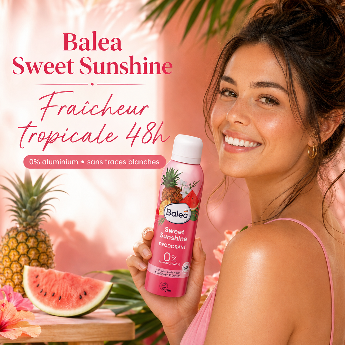 Balea Sweet Sunshine Déodorant 48h – 200 ml