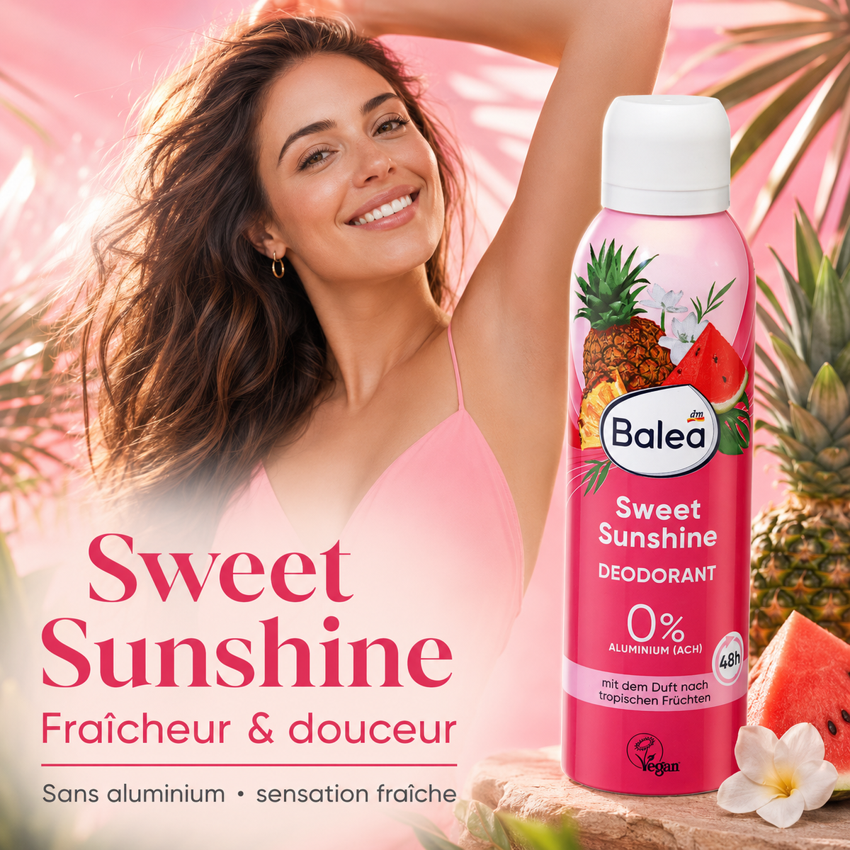 Balea Sweet Sunshine Déodorant 48h – 200 ml