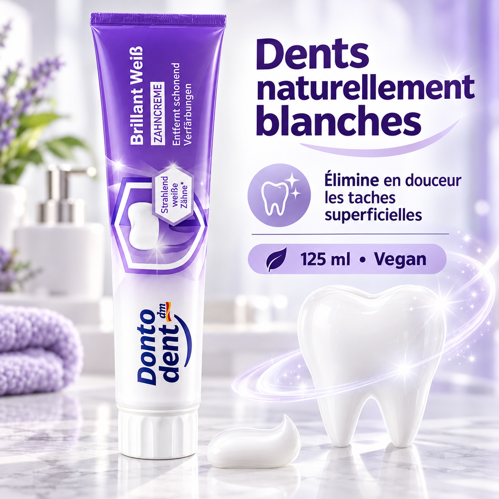 Dontodent Brillant Weiß – Dentifrice Blancheur 125 ml