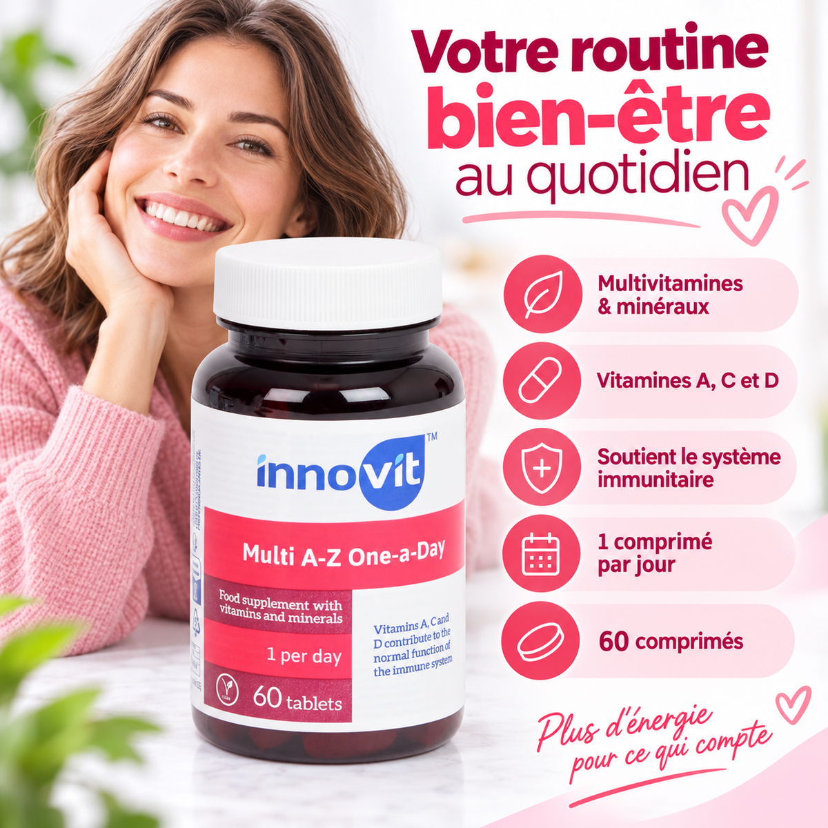 Innovit Multi A-Z One-a-Day – 60 Comprimés
