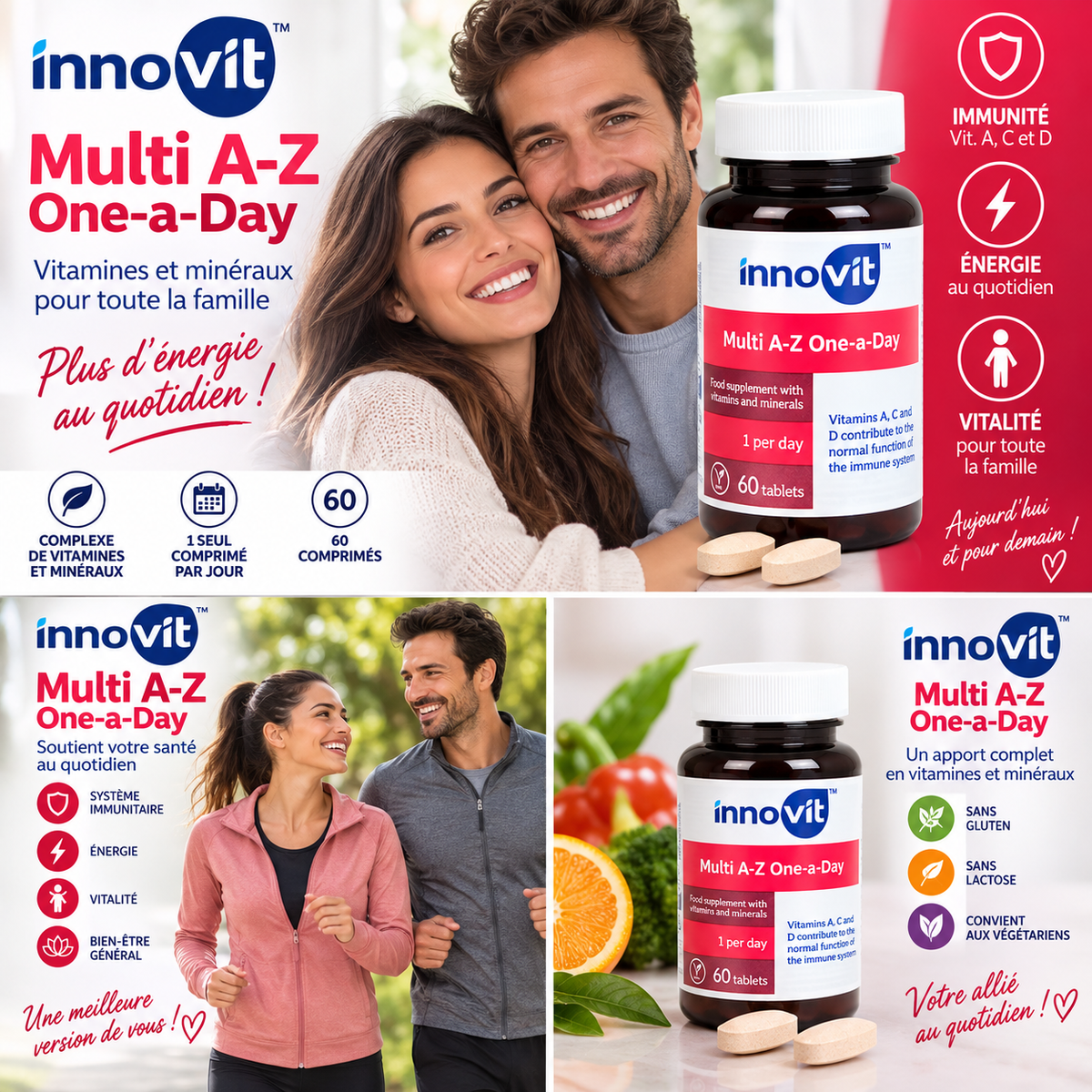 Innovit Multi A-Z One-a-Day – 60 Comprimés