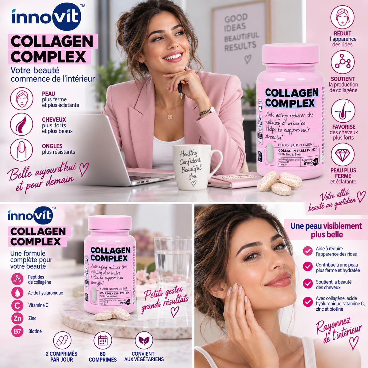 Innovit Collagen Complex – 60 Comprimés