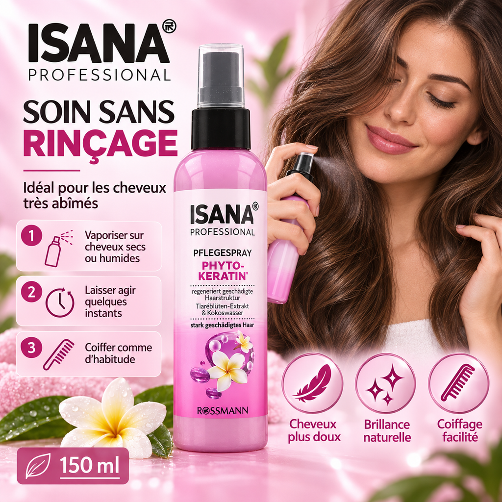 ISANA Spray Phyto-Kératine 150 ml