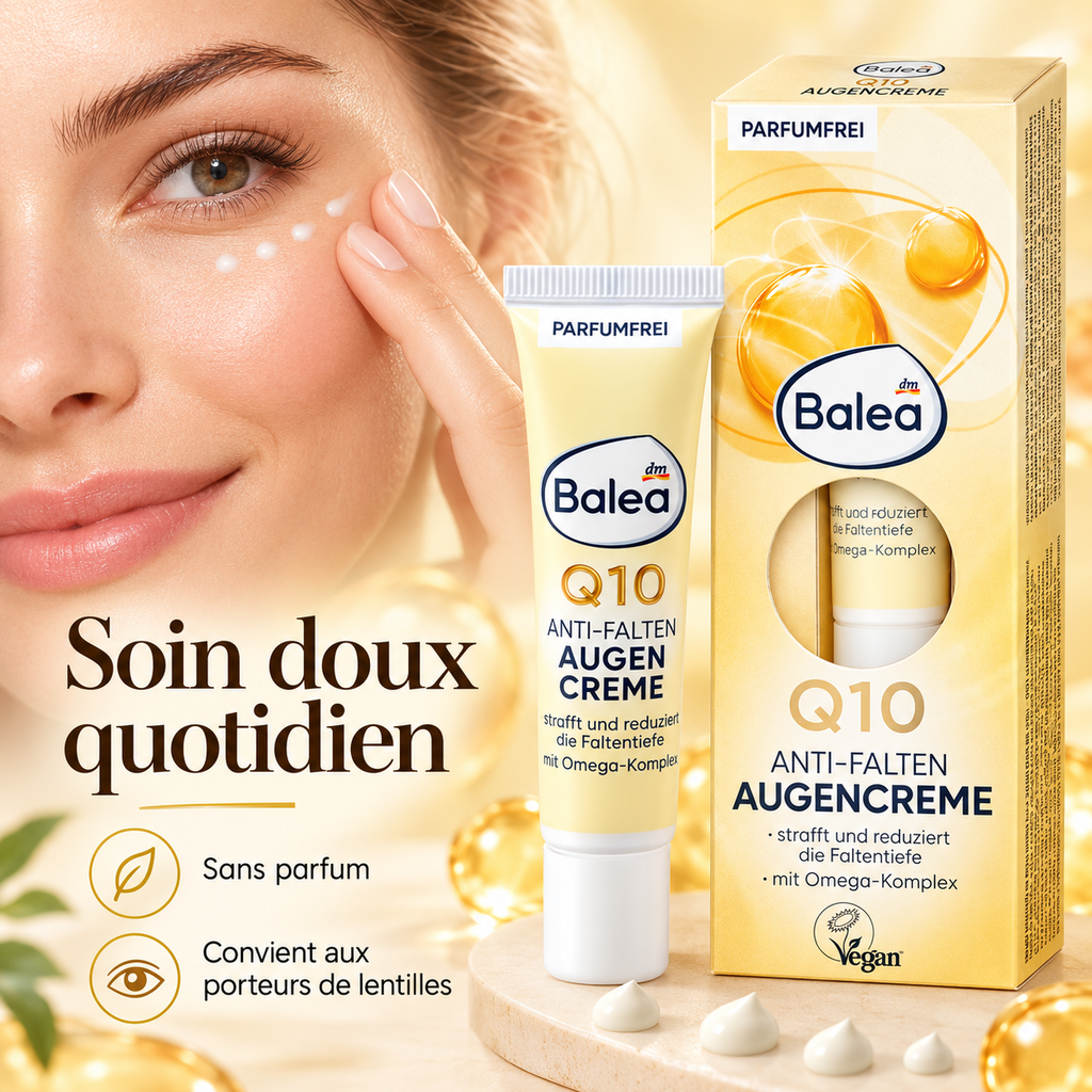 Balea Q10 Crème Contour des Yeux – 15 ml