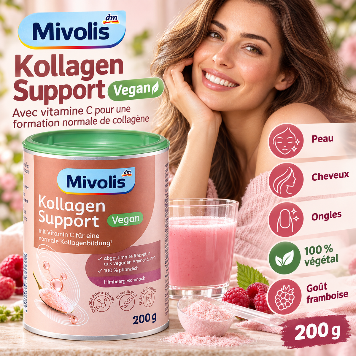 Mivolis Kollagen Support Vegan – 200 g
