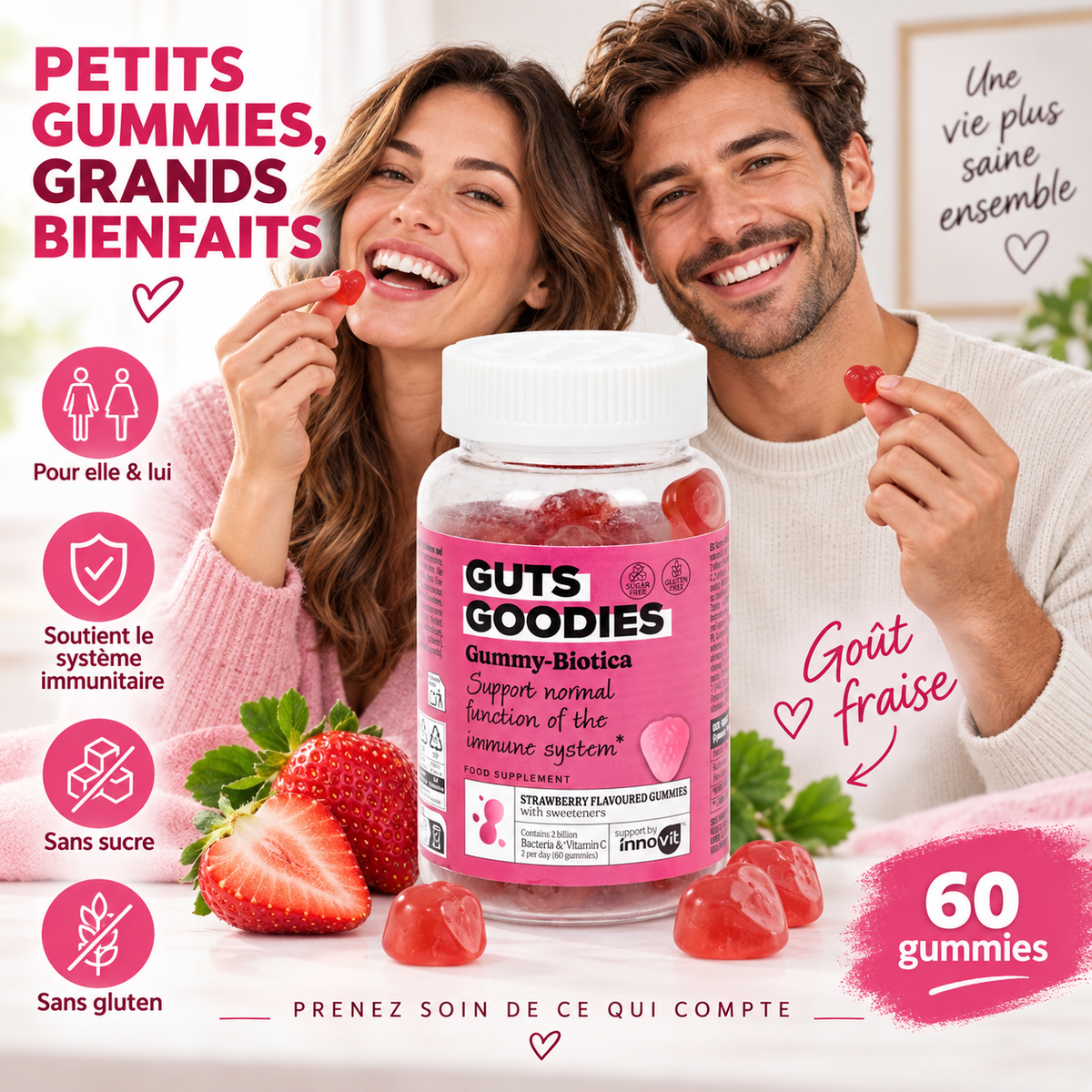 Innovit Guts Goodies Gummy-Biotica – 60 Gummies