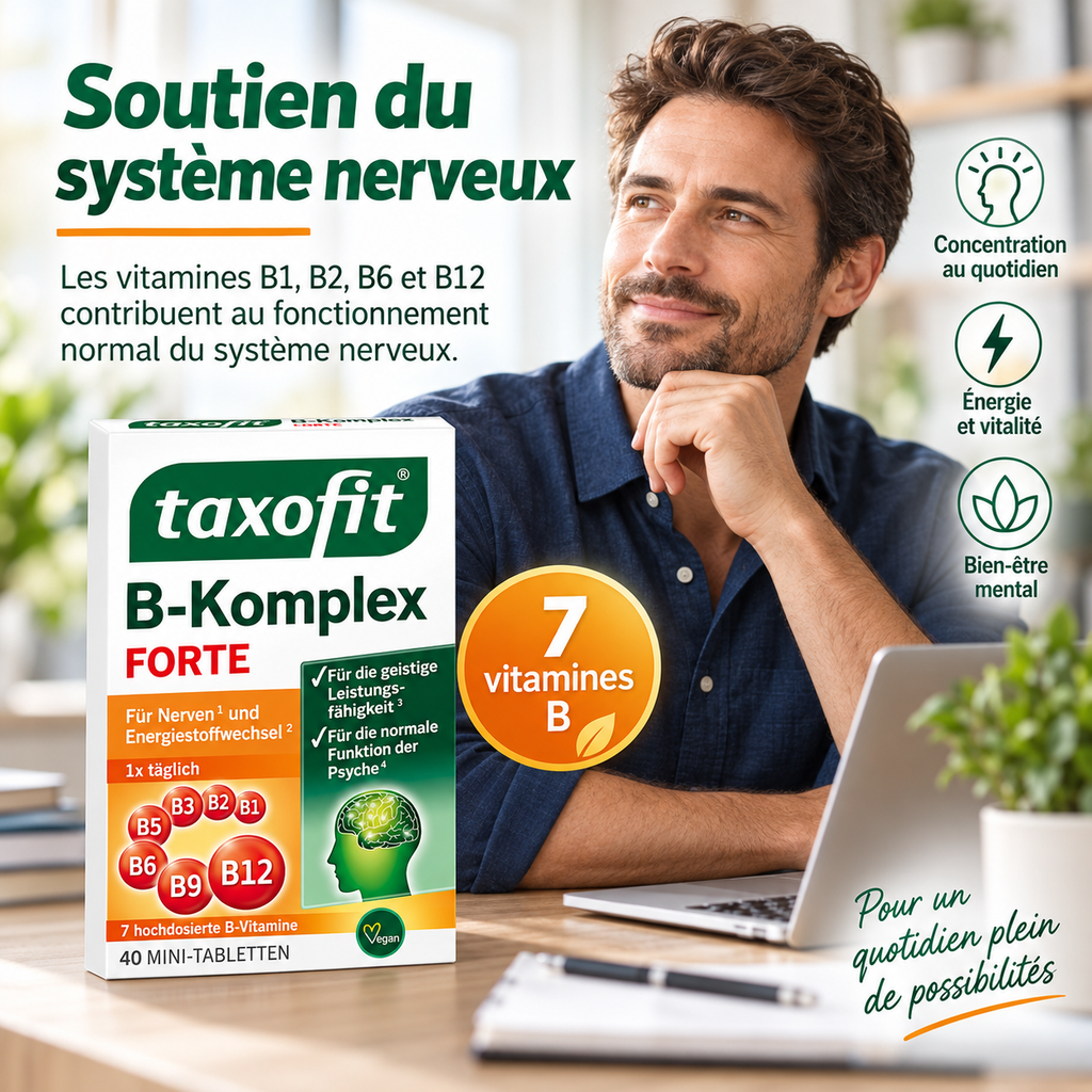 Taxofit B-Komplex Forte – 40 Mini-Comprimés